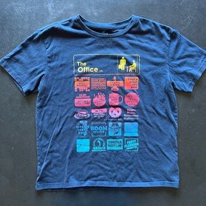 The Office tshirt by GAP, teen 14-16 blue graphic